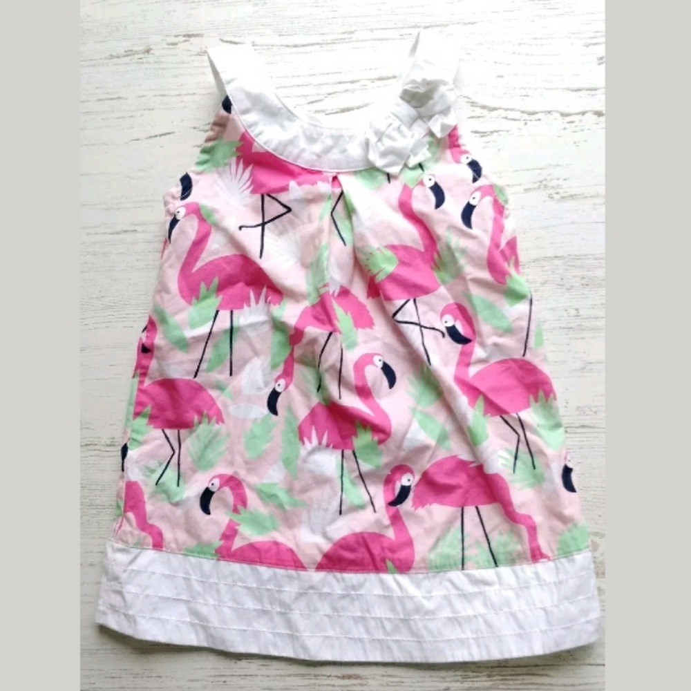 Gymboree Flamingo Dress Fruit Punch Baby Girl - Picture 1 of 7